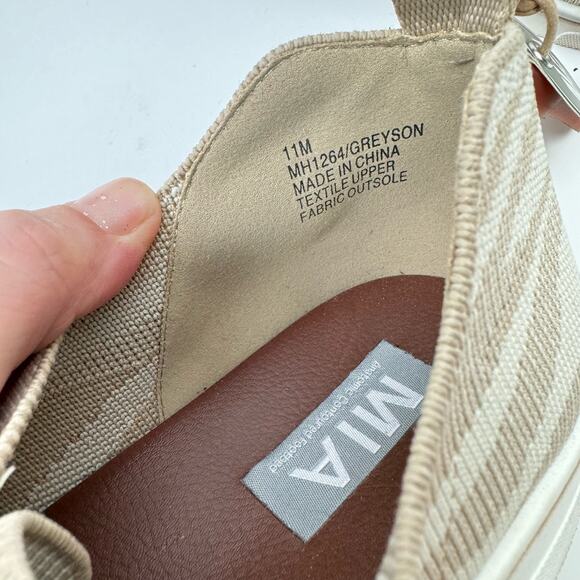 MIA | Greyson NEW Neutral Tan Camo Print Slip On Comfort Sneakers - Picture 11 of 12